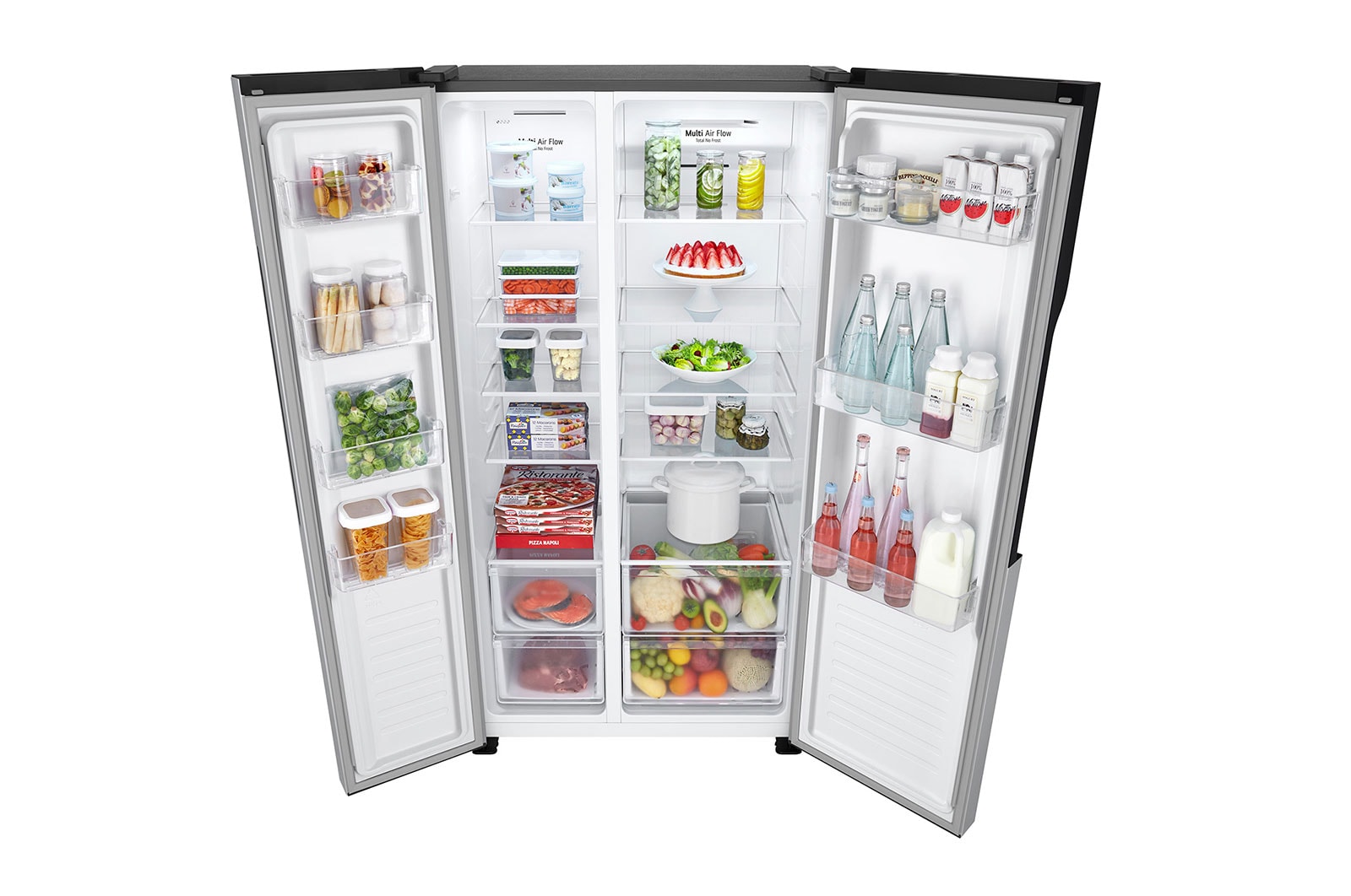 LG ตู้เย็น Side-by-Side รุ่น GC-B187JQAM ขนาด 18 คิว ระบบ Smart Inverter, GC-B187JQAM