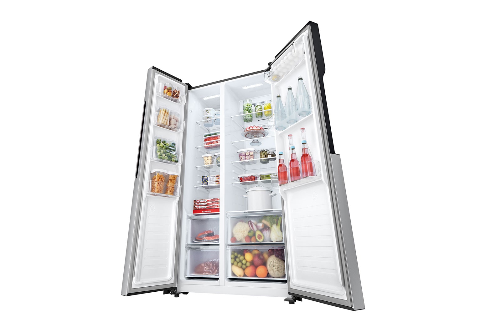 LG ตู้เย็น Side-by-Side รุ่น GC-B187JQAM ขนาด 18 คิว ระบบ Smart Inverter, GC-B187JQAM