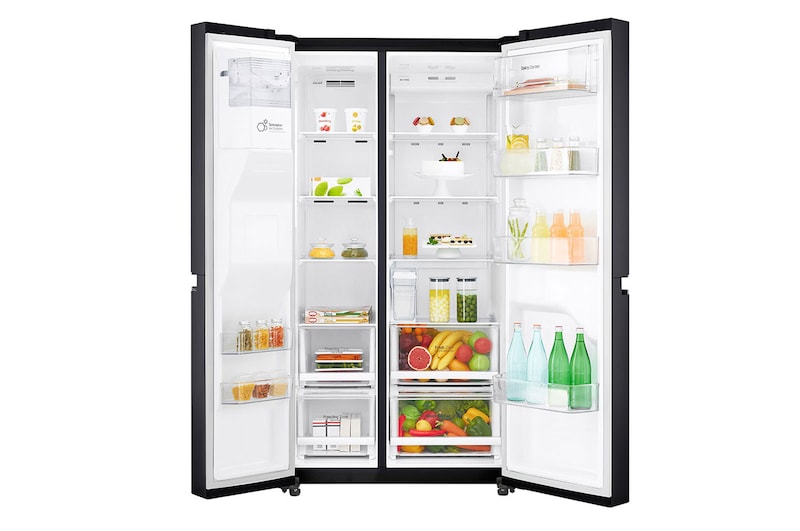LG ตู้เย็น Side-by-side รุ่น GC-L247CQAV ขนาด 21.7 คิว ระบบ Inverter Linear Compressor พร้อม Smart WI-FI control ควบคุมสั่งงานผ่านสมาร์ทโฟน, GC-L247CQAV