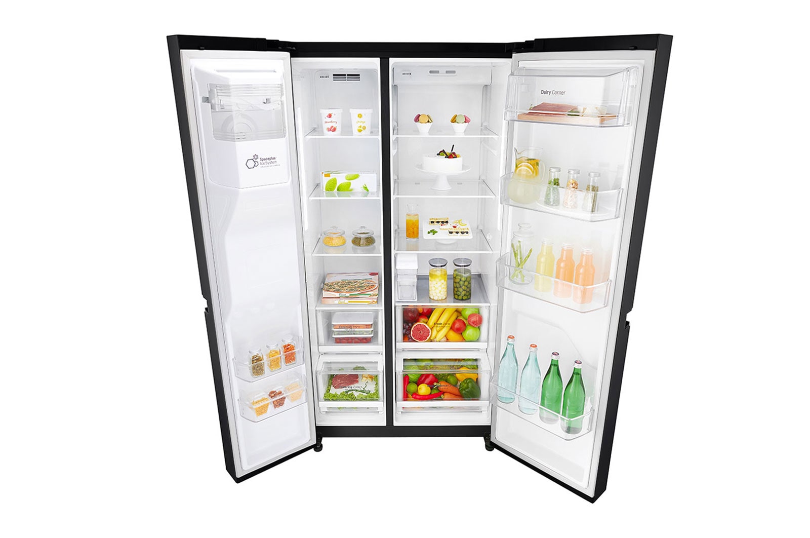 LG ตู้เย็น Side-by-side รุ่น GC-L247CQAV ขนาด 21.7 คิว ระบบ Inverter Linear Compressor พร้อม Smart WI-FI control ควบคุมสั่งงานผ่านสมาร์ทโฟน, GC-L247CQAV