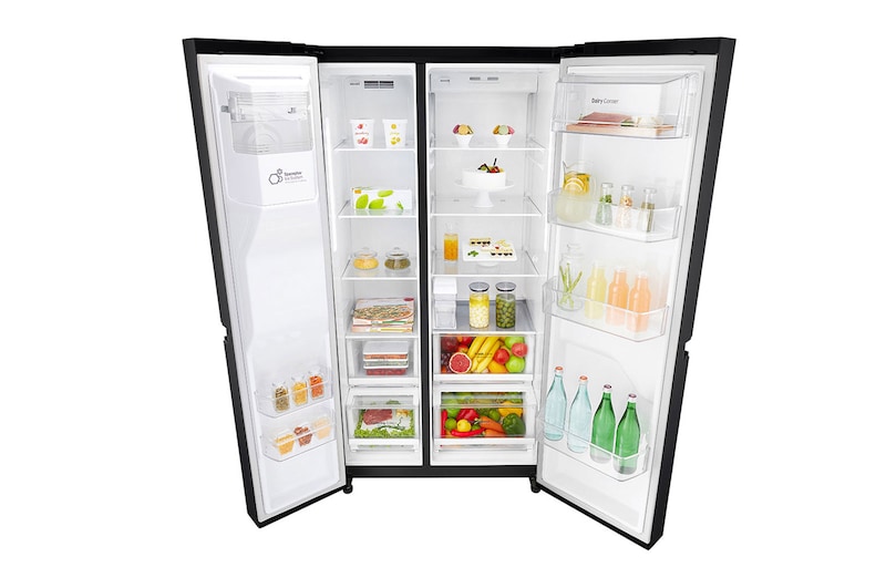 LG ตู้เย็น Side-by-side รุ่น GC-L247CQAV ขนาด 21.7 คิว ระบบ Inverter Linear Compressor พร้อม Smart WI-FI control ควบคุมสั่งงานผ่านสมาร์ทโฟน, GC-L247CQAV