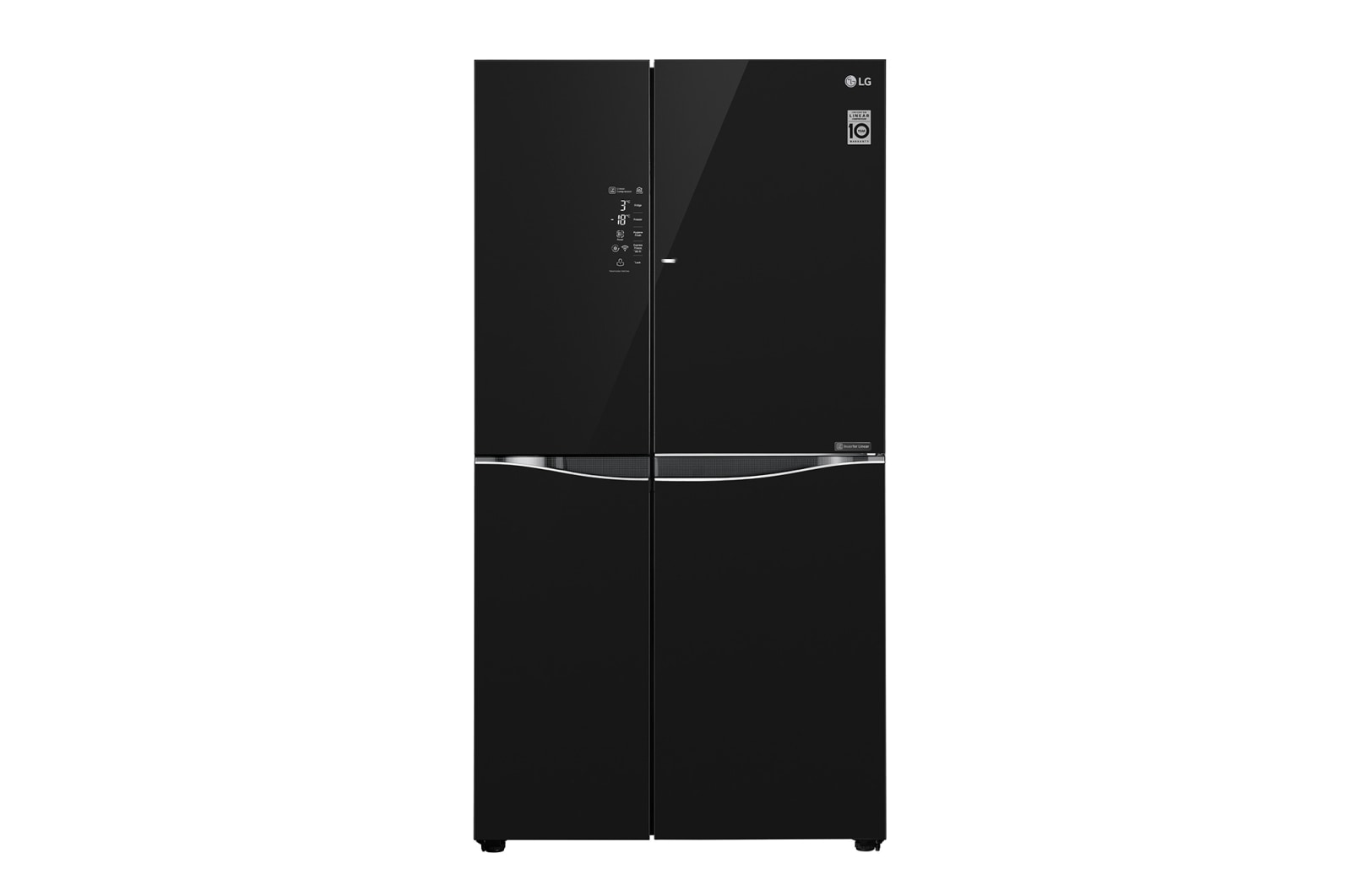 LG ตู้เย็น Side by Side รุ่น GC-M247UGBV ขนาด 21.8 คิว ระบบ Inverter Linear Compressor, GC-M247UGBV