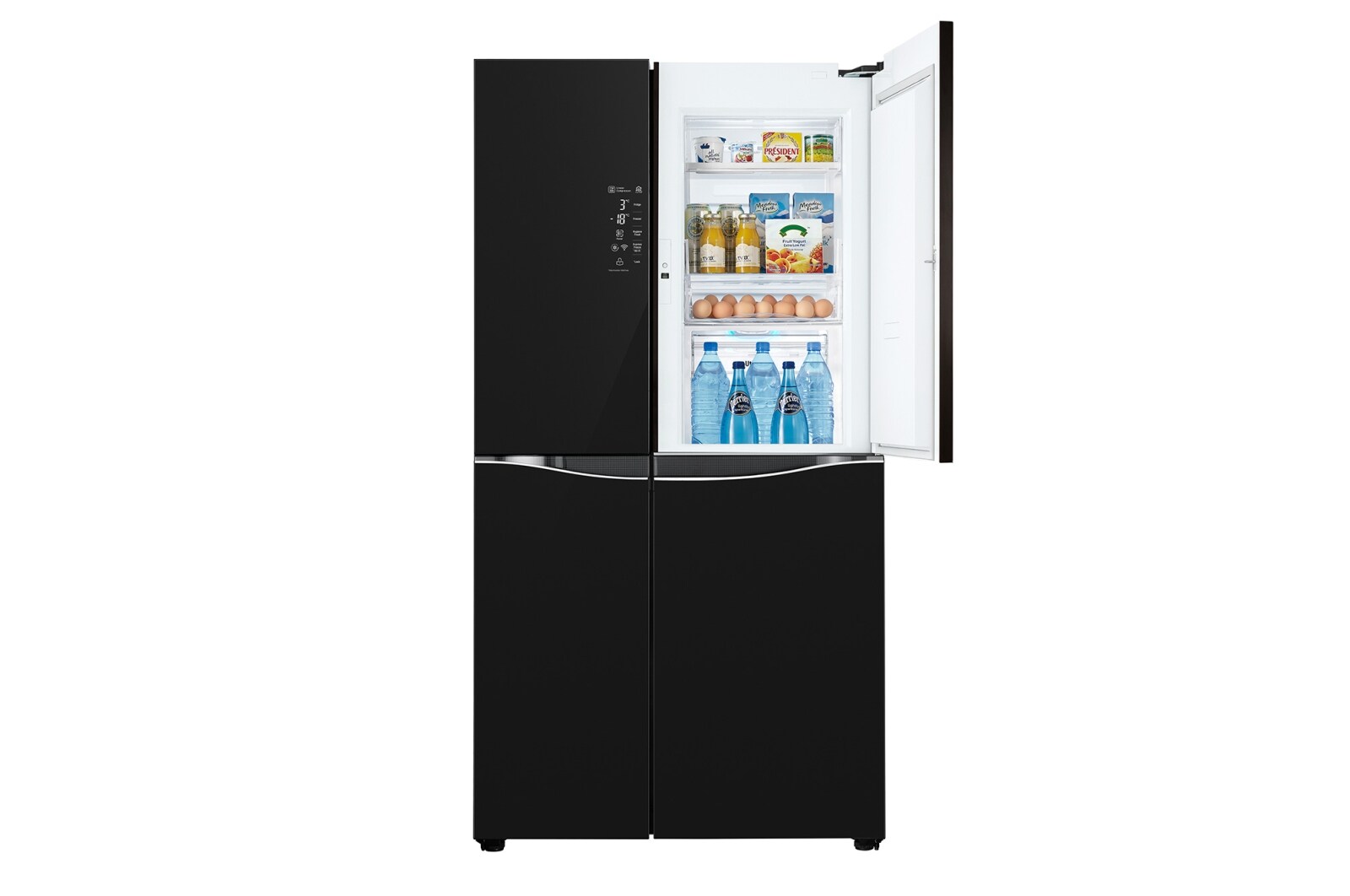 LG ตู้เย็น Side by Side รุ่น GC-M247UGBV ขนาด 21.8 คิว ระบบ Inverter Linear Compressor, GC-M247UGBV