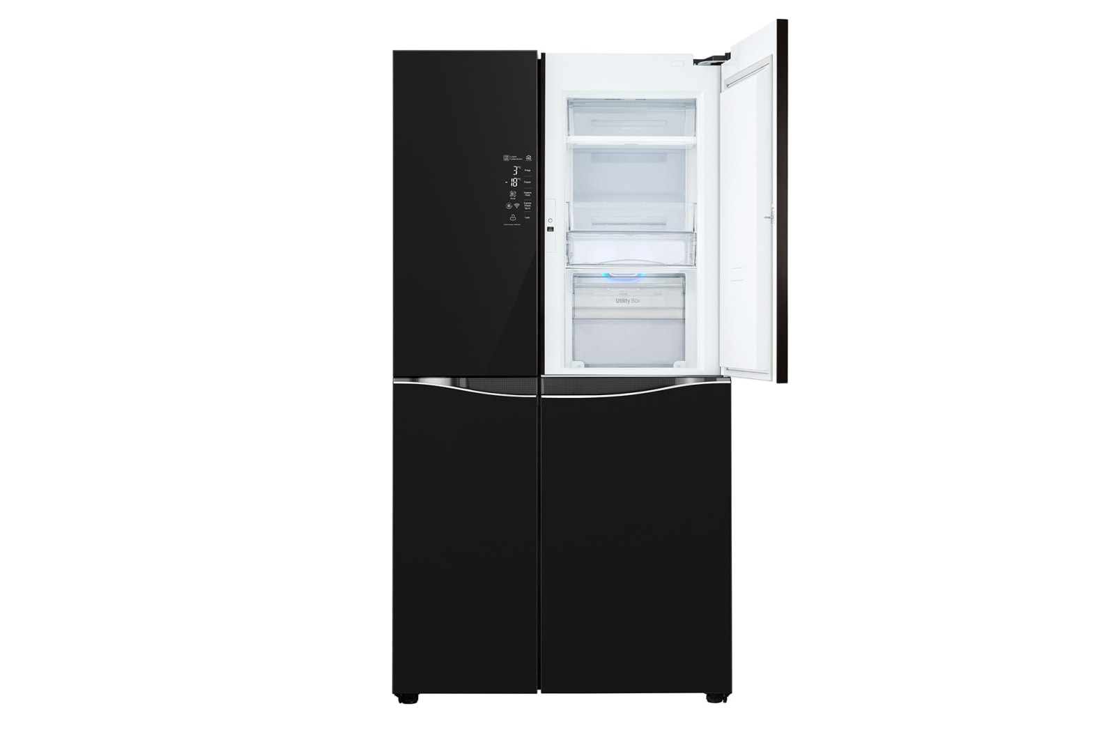 LG ตู้เย็น Side by Side รุ่น GC-M247UGBV ขนาด 21.8 คิว ระบบ Inverter Linear Compressor, GC-M247UGBV