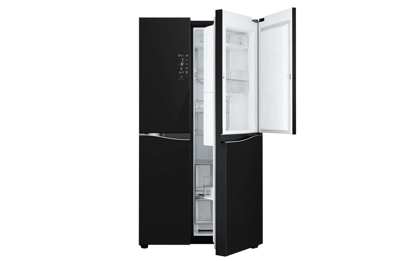 LG ตู้เย็น Side by Side รุ่น GC-M247UGBV ขนาด 21.8 คิว ระบบ Inverter Linear Compressor, GC-M247UGBV