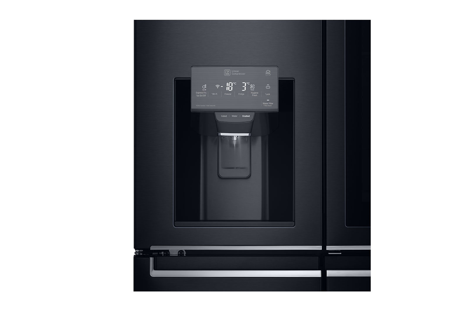LG ตู้เย็น Multi Door รุ่น GC-X22FTQKL ขนาด 17.4 คิว ระบบ Inverter Linear Compressor พร้อม Smart WI-FI control ควบคุมสั่งงานผ่านสมาร์ทโฟน, GC-X22FTQKL