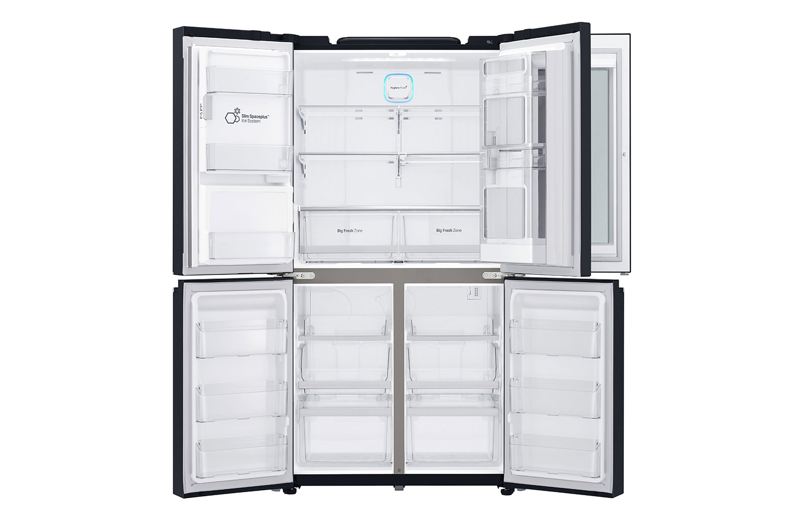 LG ตู้เย็น Multi Door รุ่น GC-X22FTQKL ขนาด 17.4 คิว ระบบ Inverter Linear Compressor พร้อม Smart WI-FI control ควบคุมสั่งงานผ่านสมาร์ทโฟน, GC-X22FTQKL