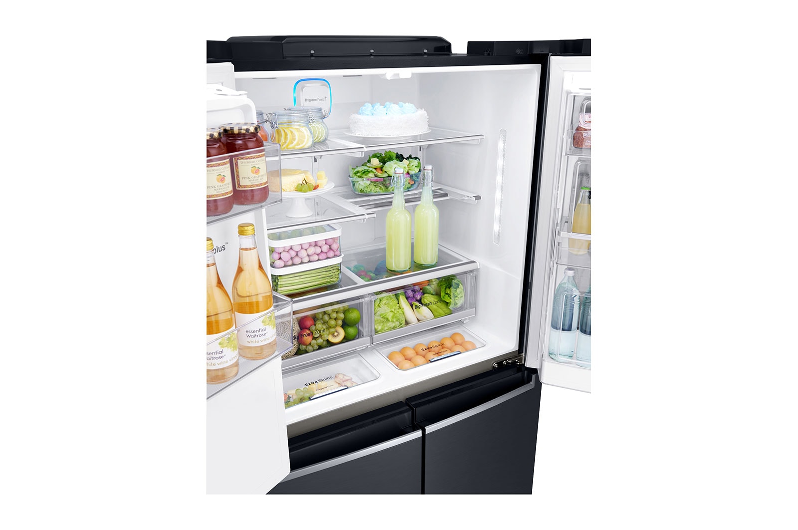 LG ตู้เย็น Multi Door รุ่น GC-X22FTQKL ขนาด 17.4 คิว ระบบ Inverter Linear Compressor พร้อม Smart WI-FI control ควบคุมสั่งงานผ่านสมาร์ทโฟน, GC-X22FTQKL