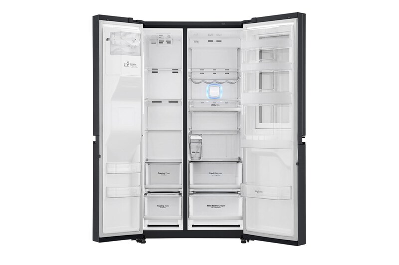 LG ตู้เย็น Side by Side รุ่น GC-X247CKAV ขนาด 21.7 คิว ระบบ Inverter Linear Compressor พร้อม Smart WI-FI control ควบคุมสั่งงานผ่านสมาร์ทโฟน, GC-X247CKAV