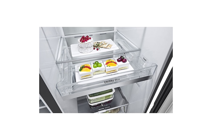 LG ตู้เย็น Instaview Door-in-Door รุ่น GC-X257CQES ขนาด 22.4 คิว ระบบ Inverter Linear Compressor พร้อม Smart WI-FI control ควบคุมสั่งงานผ่านสมาร์ทโฟน, GC-X257CQES