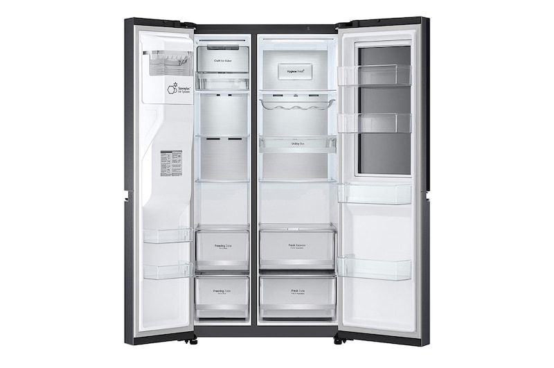 LG ตู้เย็น Instaview Door-in-Door รุ่น GC-X257CQES ขนาด 22.4 คิว ระบบ Inverter Linear Compressor พร้อม Smart WI-FI control ควบคุมสั่งงานผ่านสมาร์ทโฟน, GC-X257CQES