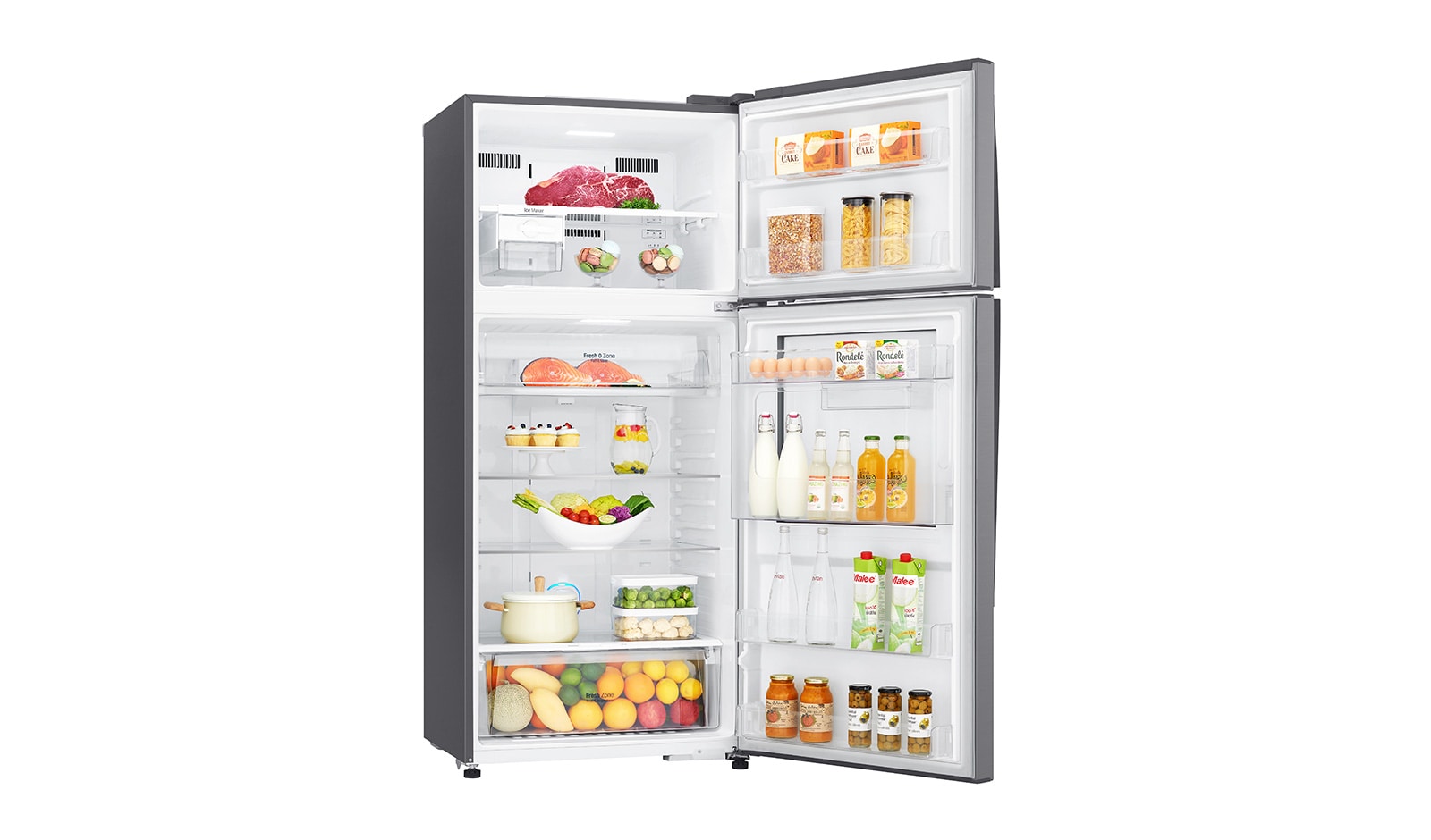LG ตู้เย็น 2 ประตู รุ่น GN-A702HLHU ขนาด 18.1 คิว ระบบ Inverter Linear Compressor พร้อม Smart WI-FI control ควบคุมสั่งงานผ่านสมาร์ทโฟน, GN-A702HLHU