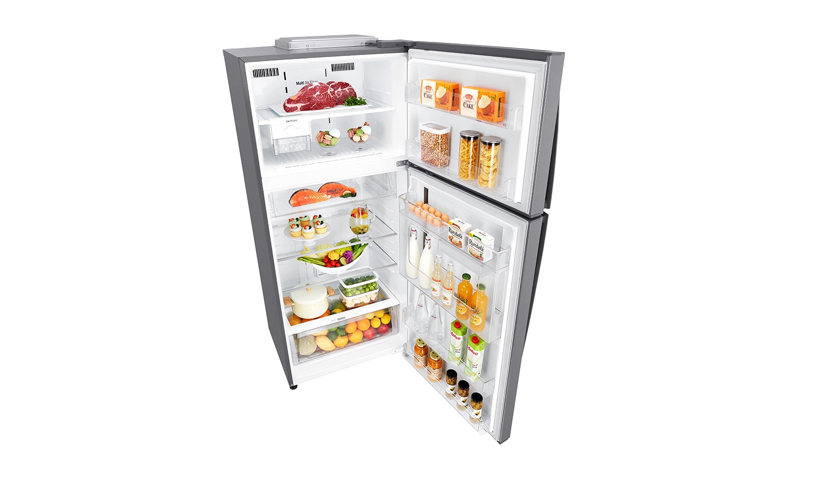 LG ตู้เย็น 2 ประตู รุ่น GN-A702HLHU ขนาด 18.1 คิว ระบบ Inverter Linear Compressor พร้อม Smart WI-FI control ควบคุมสั่งงานผ่านสมาร์ทโฟน, GN-A702HLHU