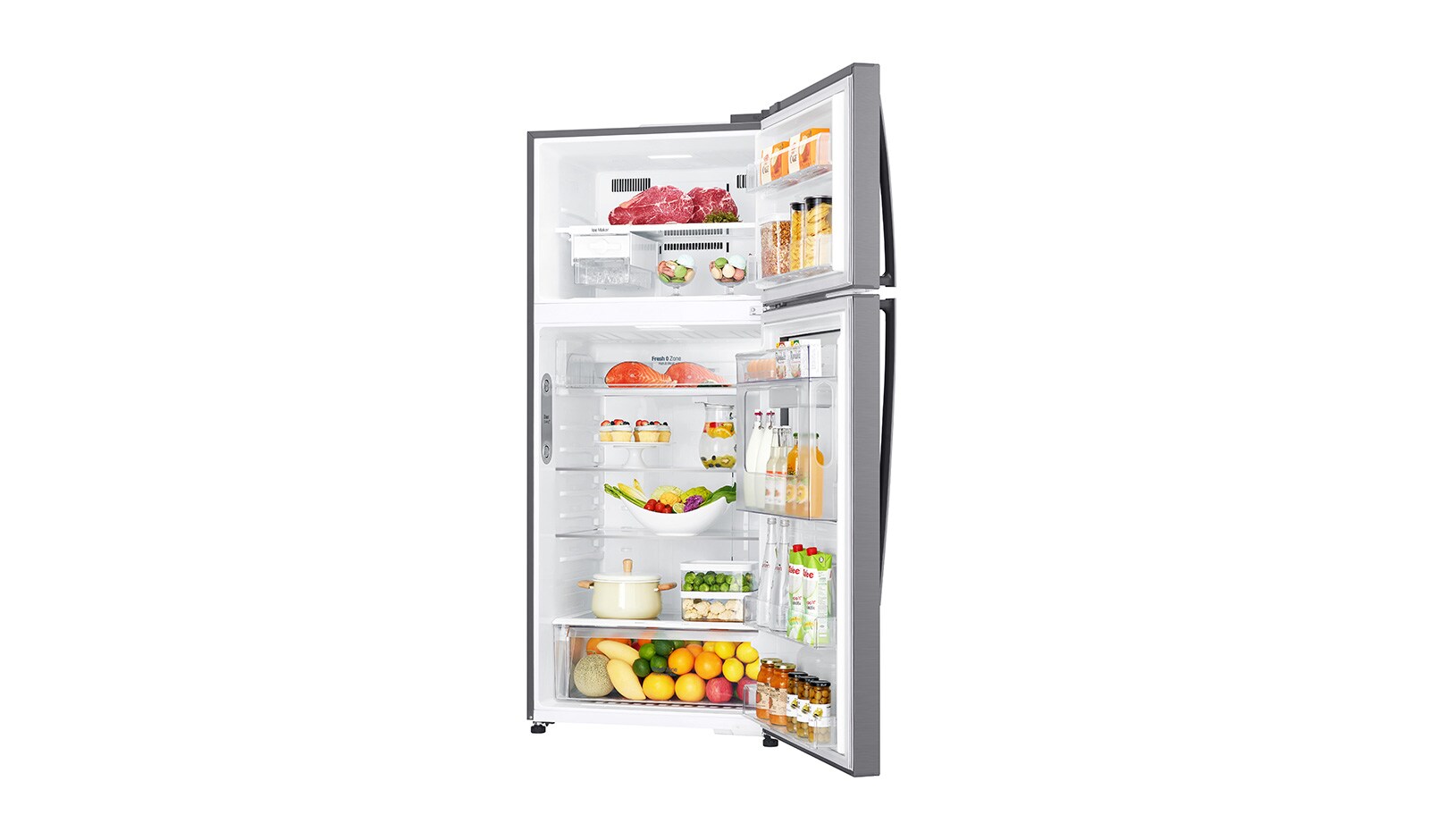 LG ตู้เย็น 2 ประตู รุ่น GN-A702HLHU ขนาด 18.1 คิว ระบบ Inverter Linear Compressor พร้อม Smart WI-FI control ควบคุมสั่งงานผ่านสมาร์ทโฟน, GN-A702HLHU