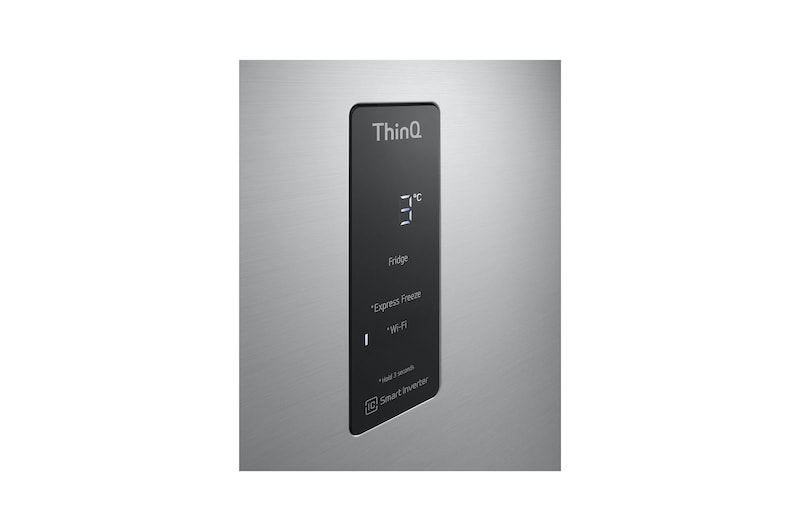 LG ตู้เย็น 2 ประตู รุ่น GN-B372PLBB ขนาด 13.2 คิว ระบบ Smart Inverter Compressor พร้อม Smart WI-FI control ควบคุมสั่งงานผ่านสมาร์ทโฟน, GN-B372PLBB