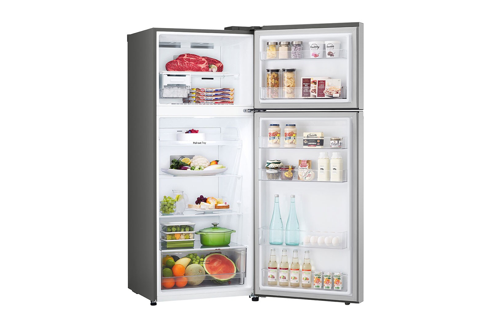 LG ตู้เย็น 2 ประตู รุ่น GN-B392PLGK ขนาด 14.0 คิว ระบบ Smart Inverter Compressor พร้อม Smart Diagnosis, GN-B392PLGK