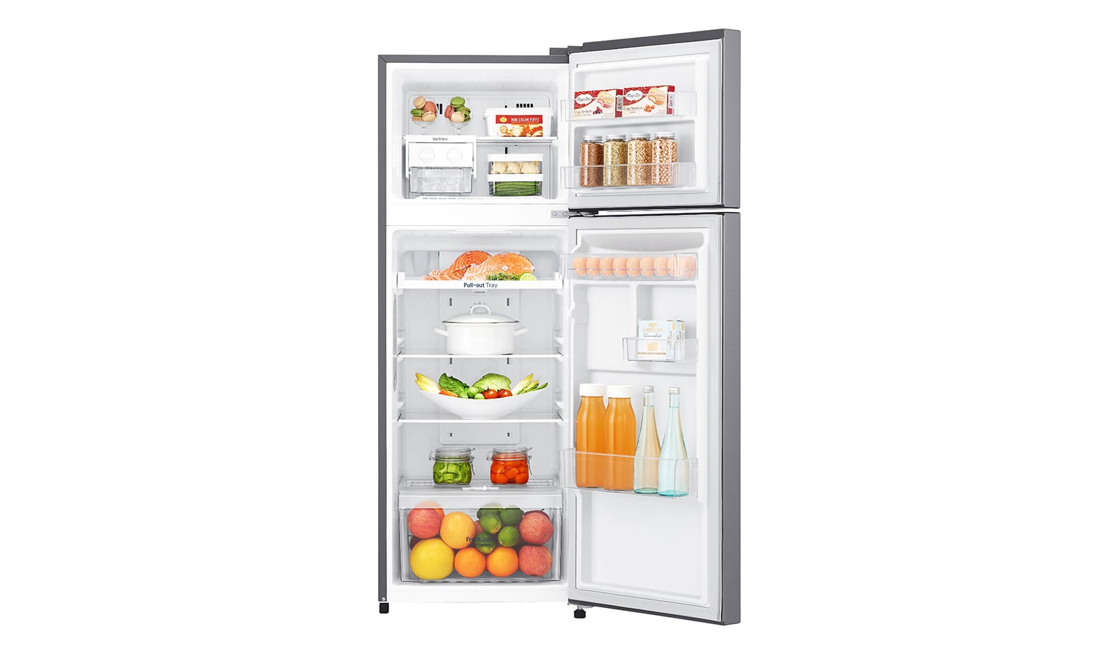 LG ตู้เย็น 2 ประตู รุ่น GN-C222SLCN ขนาด 7.4 คิว ระบบ Inverter Linear Compressor, GN-C222SLCN