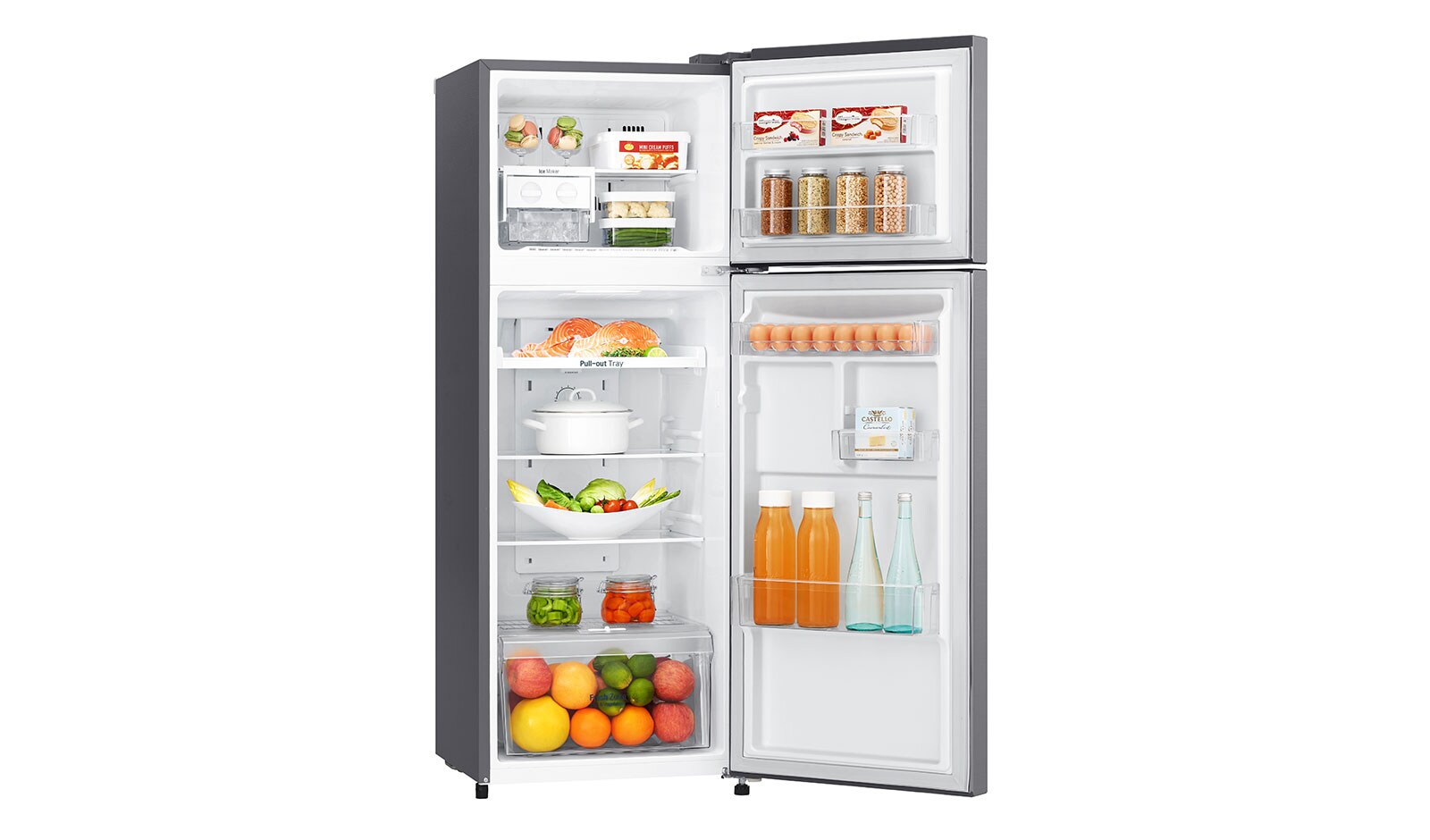 LG ตู้เย็น 2 ประตู รุ่น GN-C222SLCN ขนาด 7.4 คิว ระบบ Inverter Linear Compressor, GN-C222SLCN