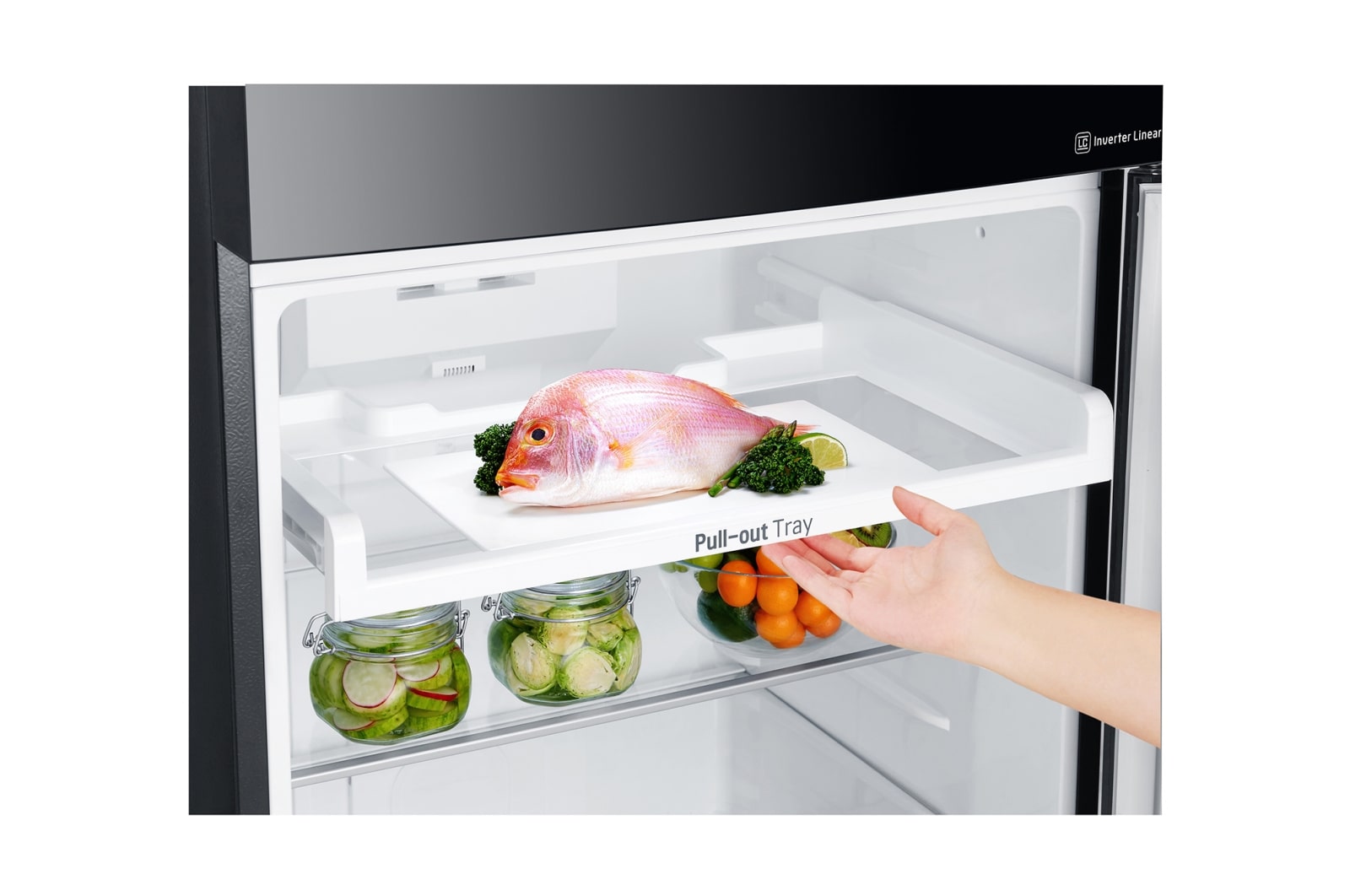 LG ตู้เย็น 2 ประตู รุ่น GN-C422SGCN ขนาด 14.2 คิว ระบบ Inverter Linear Compressor, GN-C422SGCN