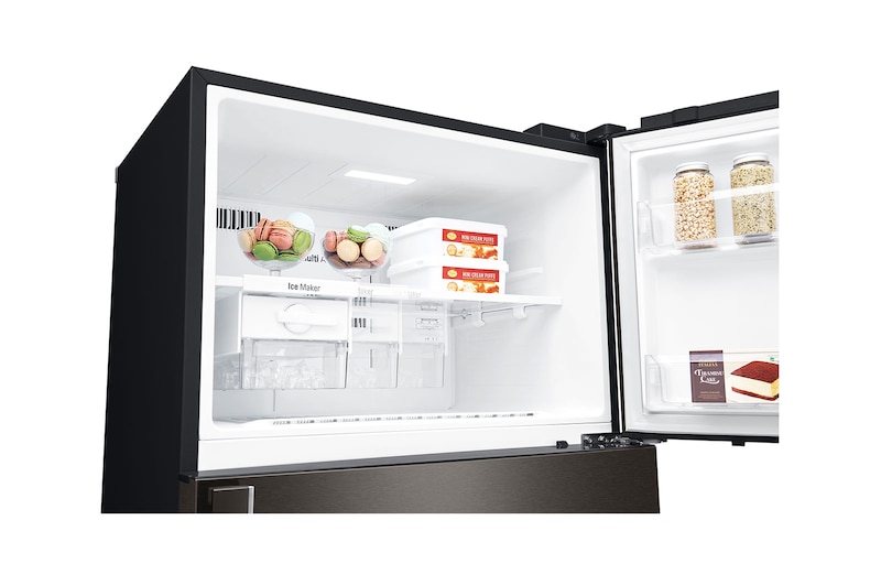 LG  ตู้เย็น 2 ประตู รุ่น GN-C602HXCM สีดำ ขนาด 17.4 คิว ระบบ Smart Inverter Compressor พร้อม Smart Diagnosis, GN-C602HXCM