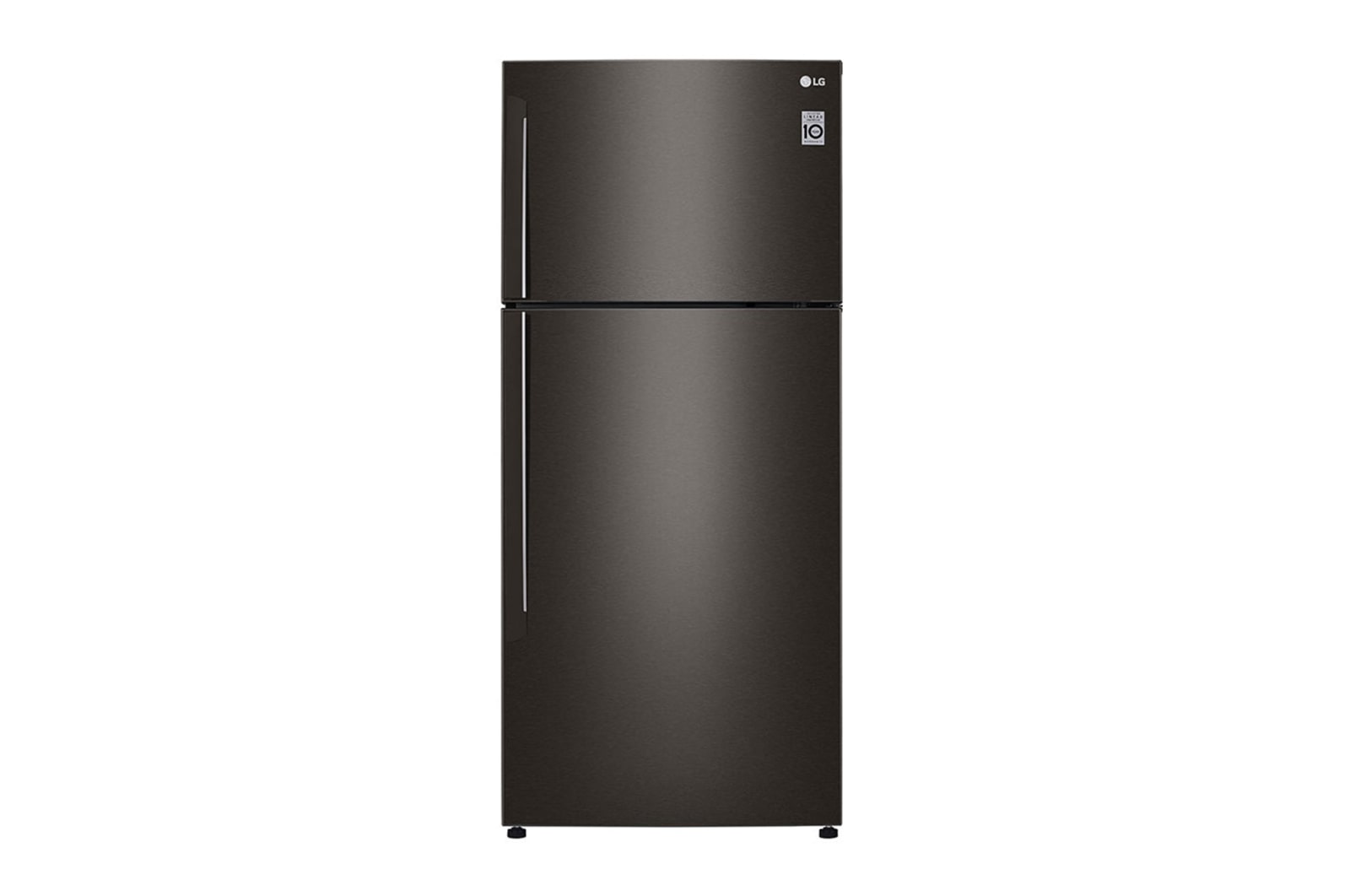 มุมมองด้านหน้าของ ตู้เย็น 2 ประตู รุ่น GN-C702HXCM สีดำ ขนาด 18.1 คิว  มี Smart Diagnosis