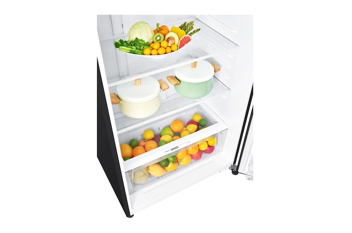 LG ตู้เย็น 2 ประตู ขนาด 18.1 คิว รุ่น GN-C702HXCM สีดำ มี Smart Diagnosis, GN-C702HXCM