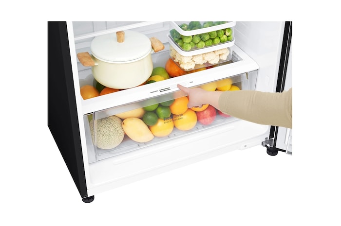 LG ตู้เย็น 2 ประตู ขนาด 18.1 คิว รุ่น GN-C702HXCM สีดำ มี Smart Diagnosis, GN-C702HXCM