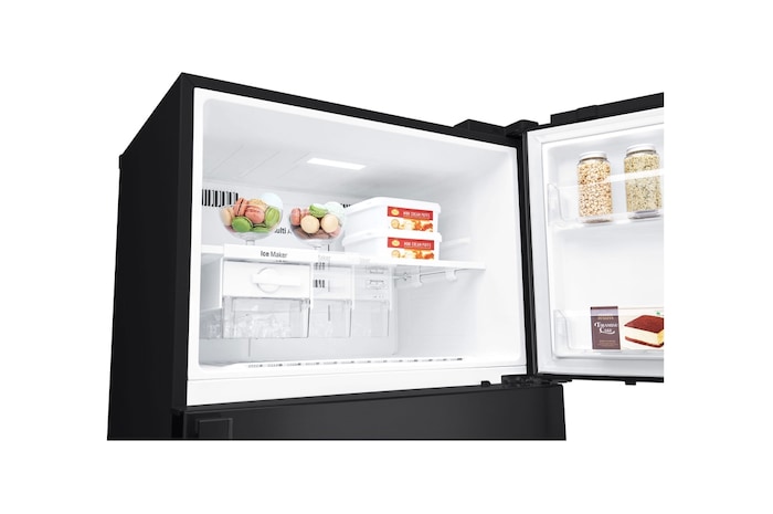 LG ตู้เย็น 2 ประตู ขนาด 18.1 คิว รุ่น GN-C702HXCM สีดำ มี Smart Diagnosis, GN-C702HXCM