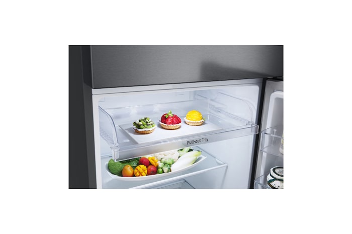 LG ตู้เย็น 2 ประตู รุ่น GN-D322PQMB ขนาด 11.8 คิว ระบบ Smart Inverter Compressor, GN-D322PQMB