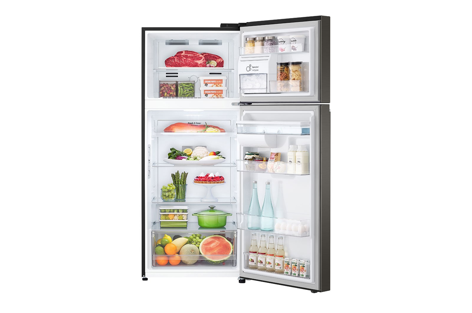 LG ตู้เย็น 2 ประตู รุ่น GN-F372PXAK ขนาด 13.2คิว ระบบทำน้ำแข็งอัตโนมัติ, GN-F372PXAK