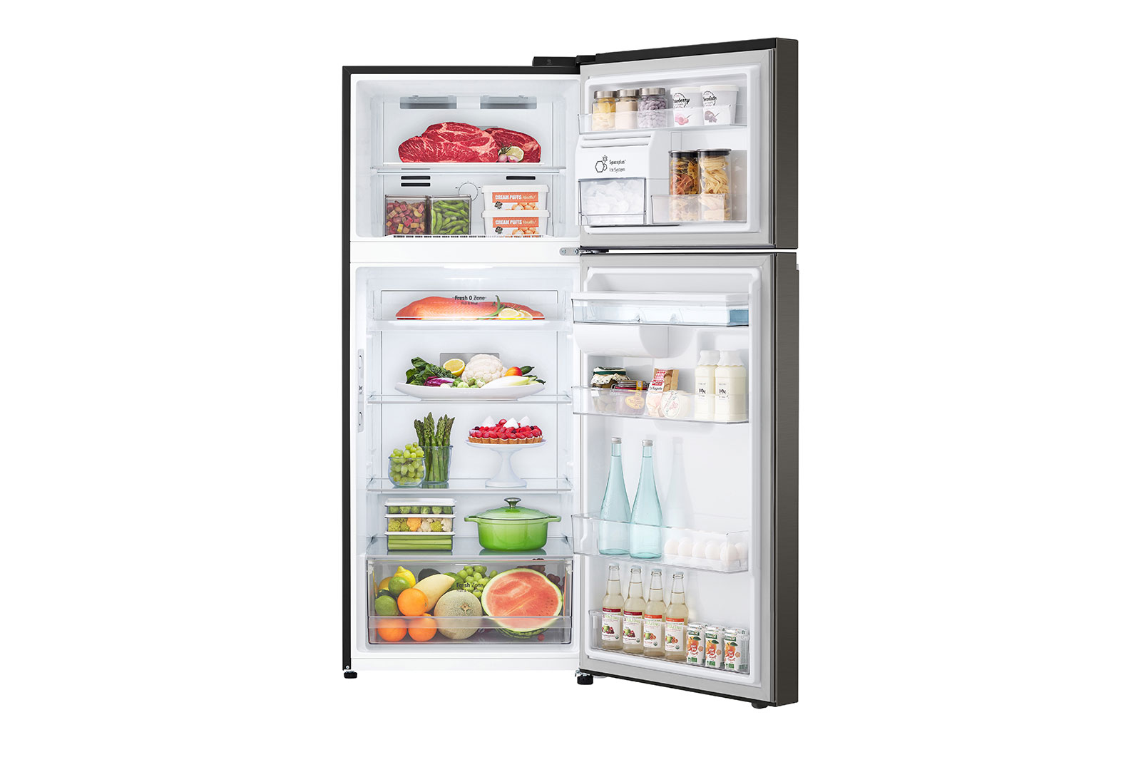 LG ตู้เย็น 2 ประตู รุ่น GN-F372PXAK ขนาด 13.2คิว ระบบทำน้ำแข็งอัตโนมัติ, GN-F372PXAK