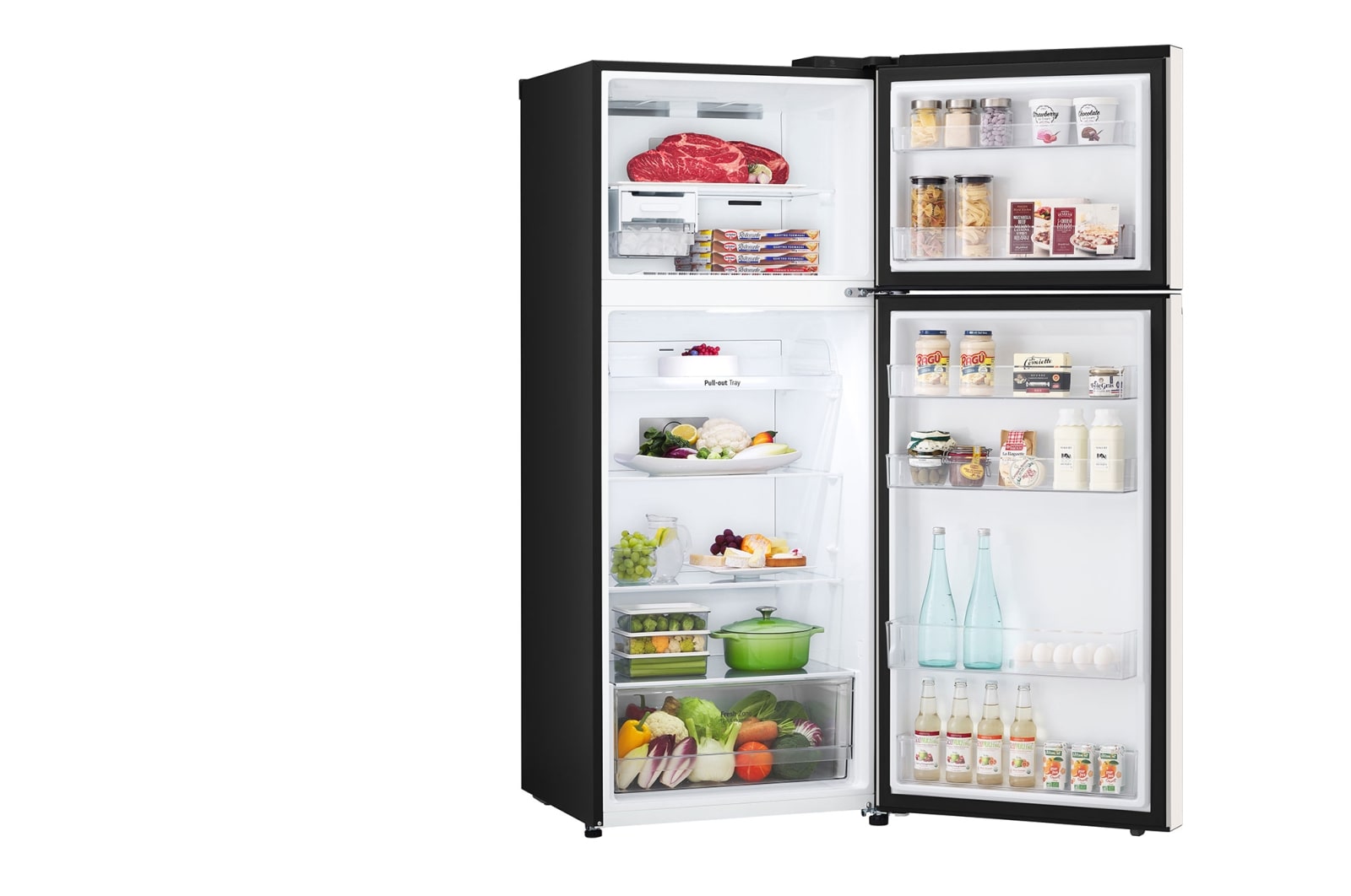LG ตู้เย็น 2 ประตู Macaron Series รุ่น GN-X392PBGB สีเบจ ขนาด 14.0 คิว ระบบ Smart Inverter Compressor พร้อม Smart Diagnosis, GN-X392PBGB