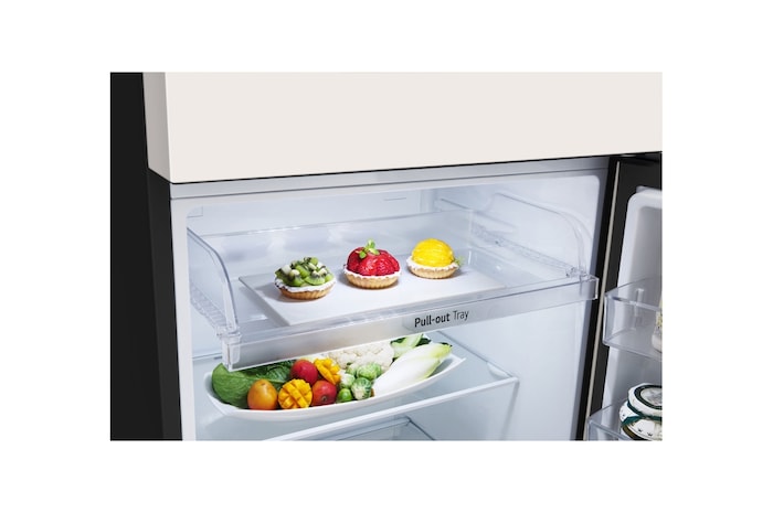 LG ตู้เย็น 2 ประตู Macaron Series รุ่น GN-X392PBGB สีเบจ ขนาด 14.0 คิว ระบบ Smart Inverter Compressor พร้อม Smart Diagnosis, GN-X392PBGB