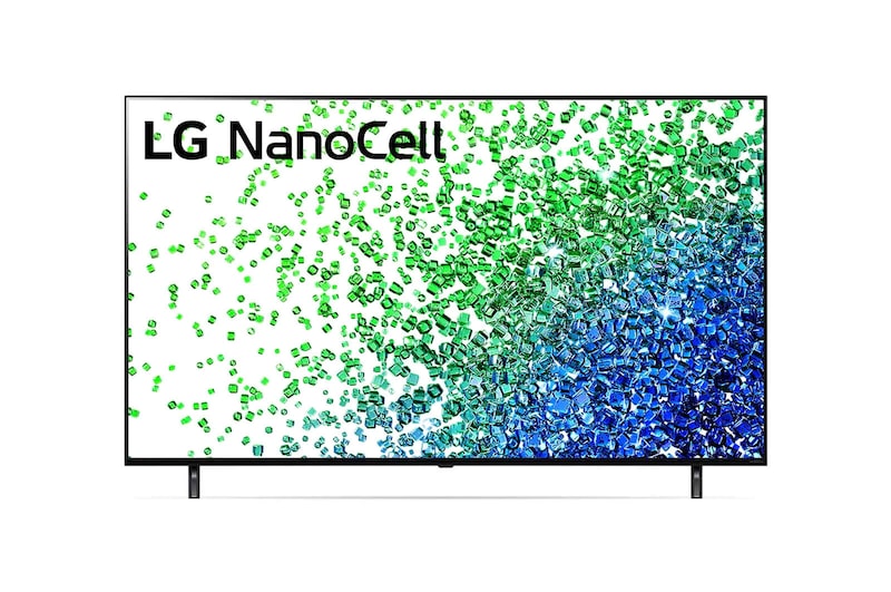 มุมมองด้านหน้าของ LG NanoCell 4K Smart TV รุ่น 65NANO80TPA | NanoCell Display | HDR10 Pro | LG ThinQ AI  | Google Assistant 65NANO80TPA