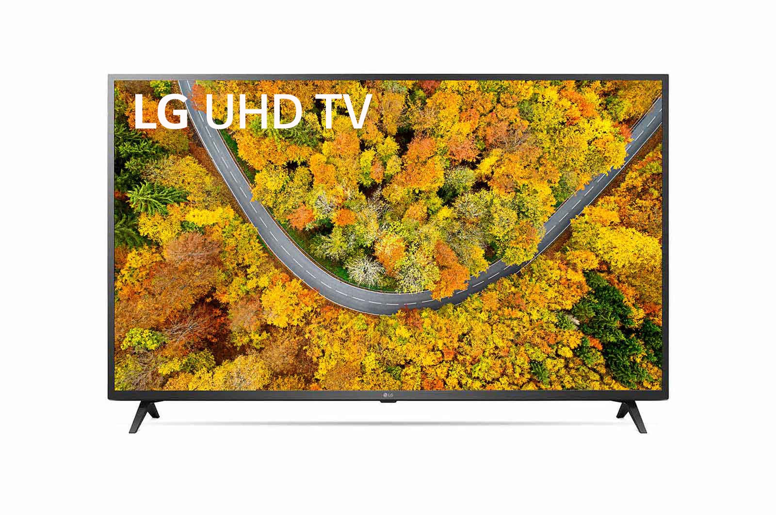 ด้านหน้าของทีวี UHD ของ LG