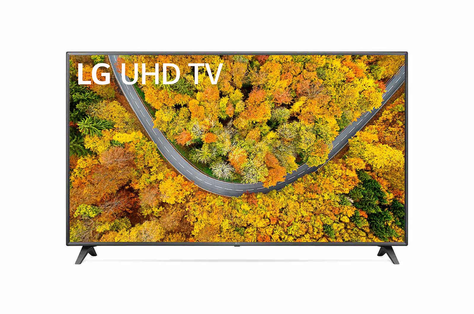 ด้านหน้าของทีวี UHD ของ LG