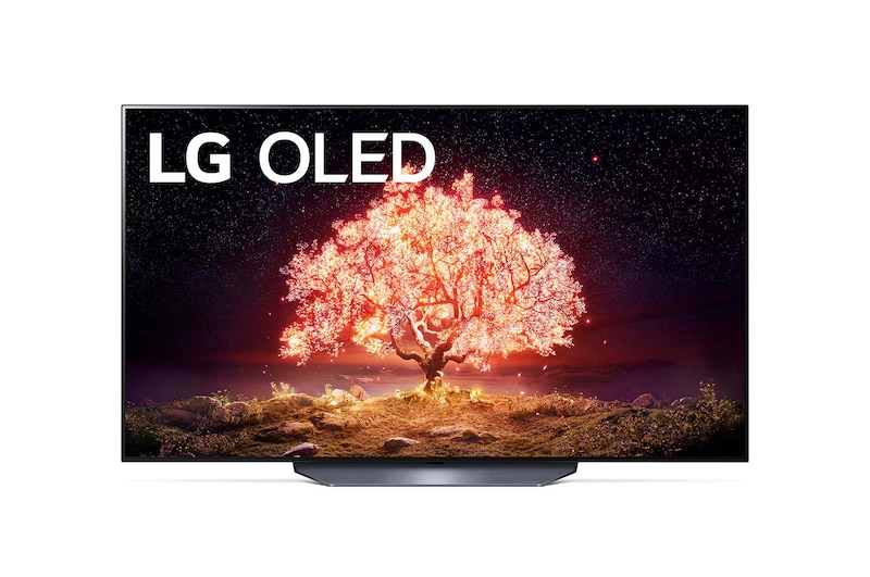 มุมมองด้านหน้าของ LG OLED 4K Smart TV รุ่น OLED55B1 | Self Lighting | Dolby Vision & Atmos | G-Sync & FreeSync | Google Assistant OLED55B1PTA