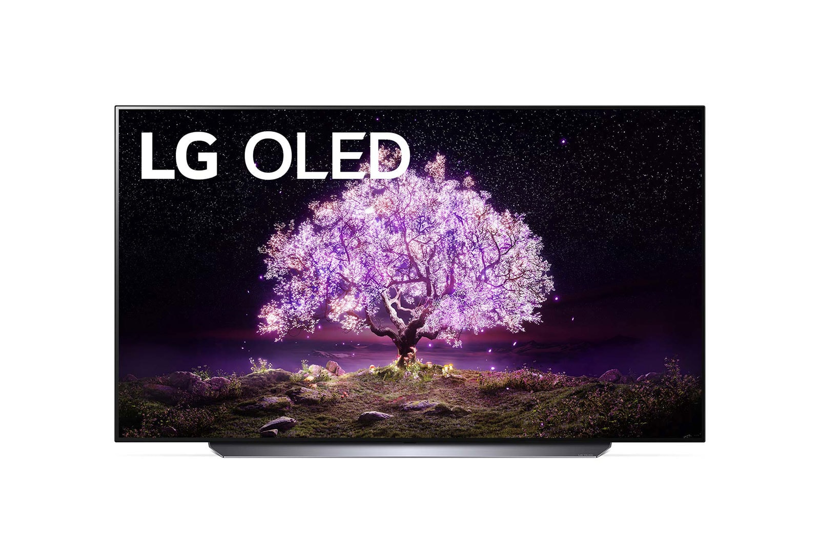 มุมมองด้านหน้าของ LG OLED 4K Smart TV รุ่น OLED65C1 | Self Lighting  | Dolby Vision &amp; Atmos | G-Sync &amp; FreeSync  |  Google Assistant OLED65C1PTB