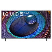 มุมมองด้านหน้าพร้อมด้วย LG UHD AI Thinq