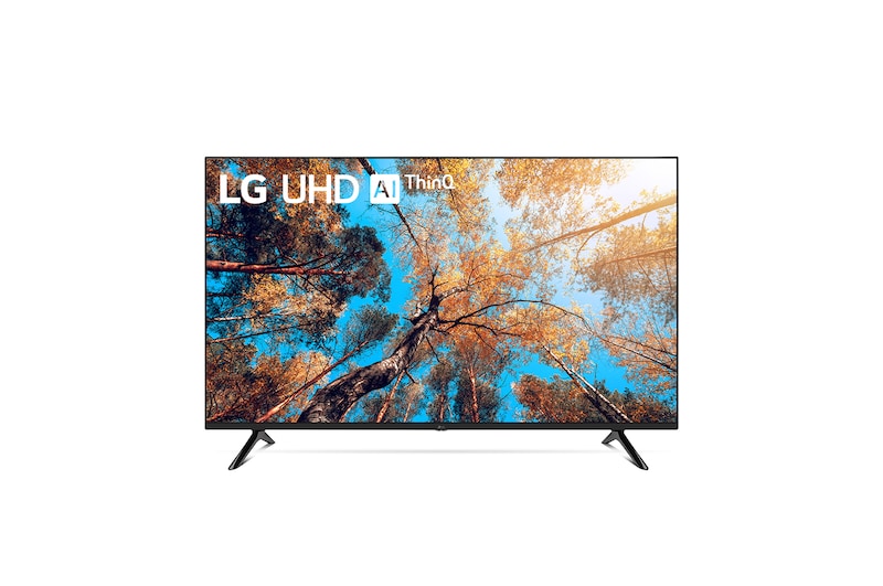 มุมมองด้านหน้าของ LG UHD ทีวี | 4K Smart TV webOS | ขนาด 43 นิ้ว รุ่น 43UQ7050PSA 43UQ7050PSA