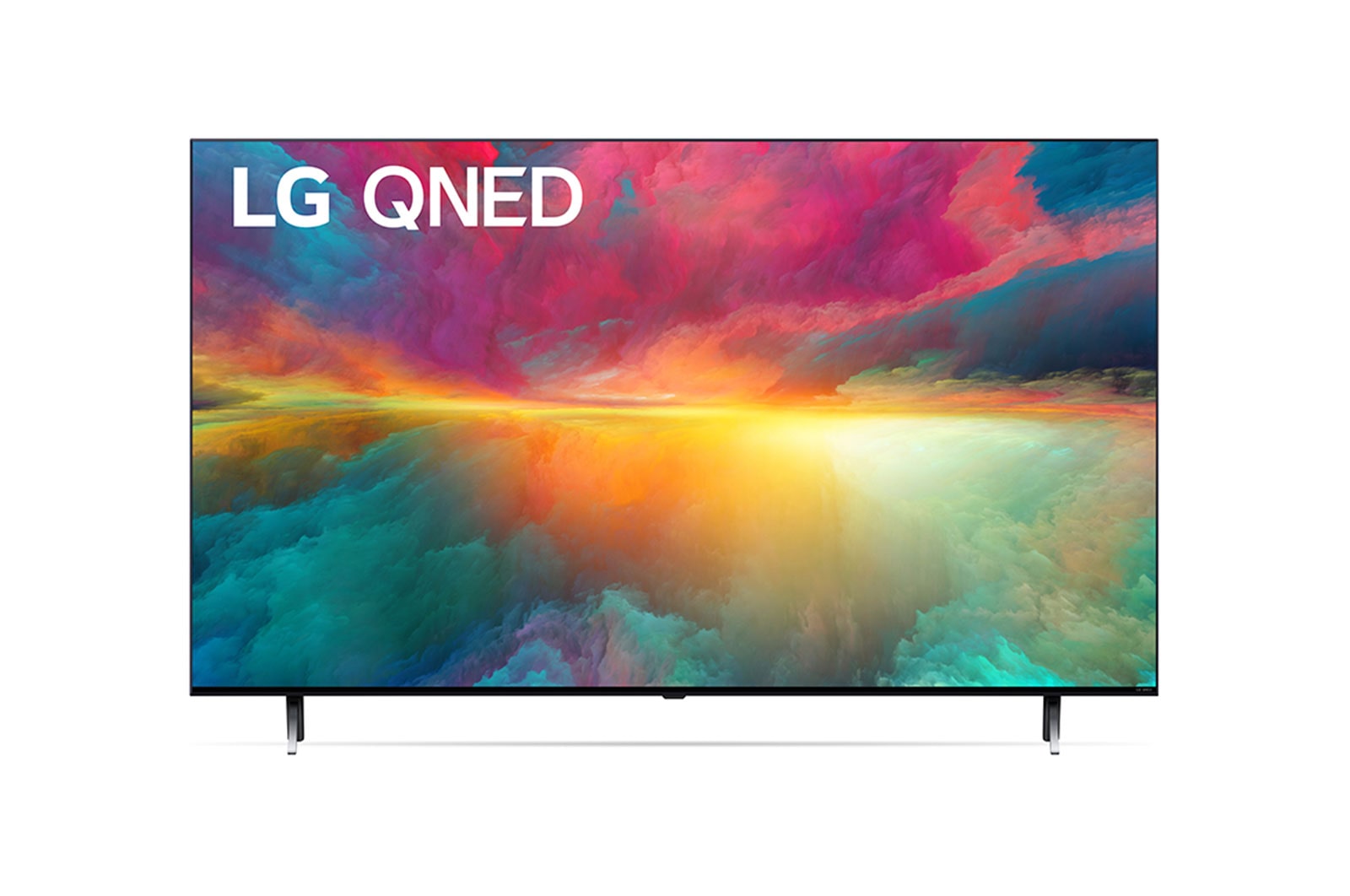 มุมมองด้านหน้าของ ทีวี 55" LG QNED 4K Smart TV รุ่น 55QNED75SRA 55QNED75SRA