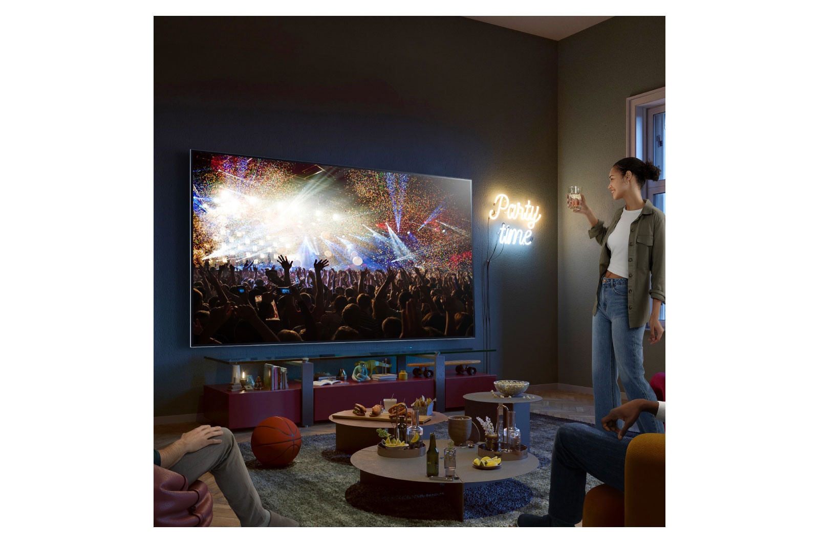 LG ทีวี 55" LG QNED 4K Smart TV รุ่น 55QNED75SRA, 55QNED75SRA