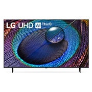 มุมมองด้านหน้าพร้อมด้วย LG UHD AI Thinq