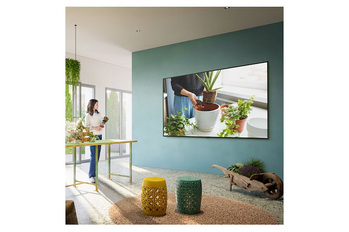 LG QNED 4K Smart TV รุ่น 75QNED75SRA | QNED | α5 AI Processor 4K Gen6 | LG ThinQ AI, 75QNED75SRA