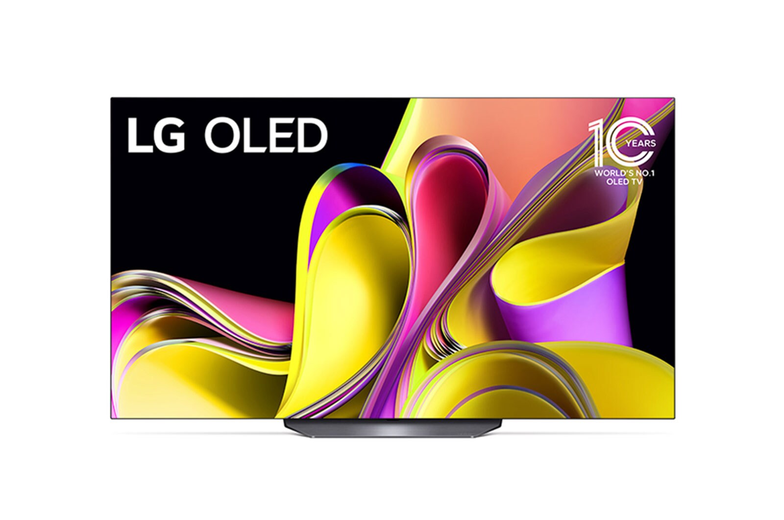 มุมมองด้านหน้าของ LG OLED 4K Smart TV รุ่น OLED55B3PSA | Self Lighting |Dolby Vision & Atmos | Refresh rate 120 Hz l ThinQ AI OLED55B3PSA