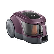 Aspirateur LG modèle LG VC5417GHT, type bac à poussière, couleur vin, avec tête d'aspiration, VC5417GHT