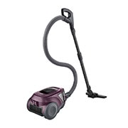 Aspirateur LG modèle LG VC5417GHT, type bac à poussière, couleur vin, avec tête d'aspiration, VC5417GHT