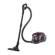 Aspirateur LG modèle LG VC5417GHT, type bac à poussière, couleur vin, avec tête d'aspiration, VC5417GHT