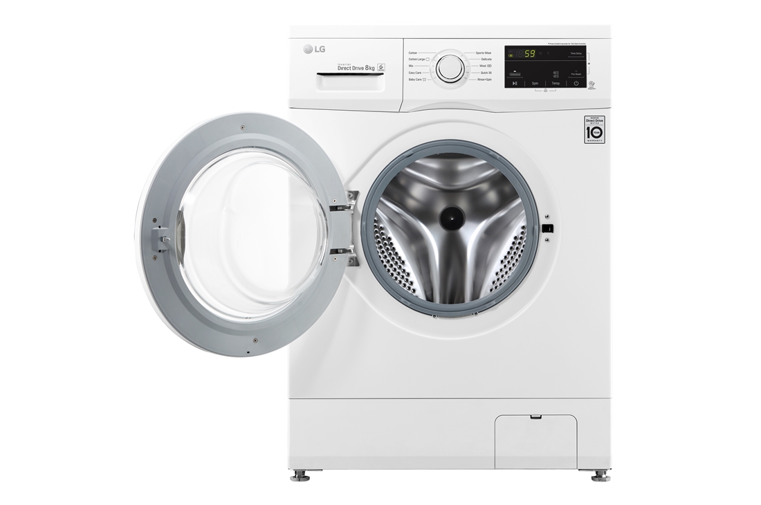 LG เครื่องซักผ้า 9 กก รุ่น FM1208N6W ระบบ Inverter Direct Drive, FM1208N6W