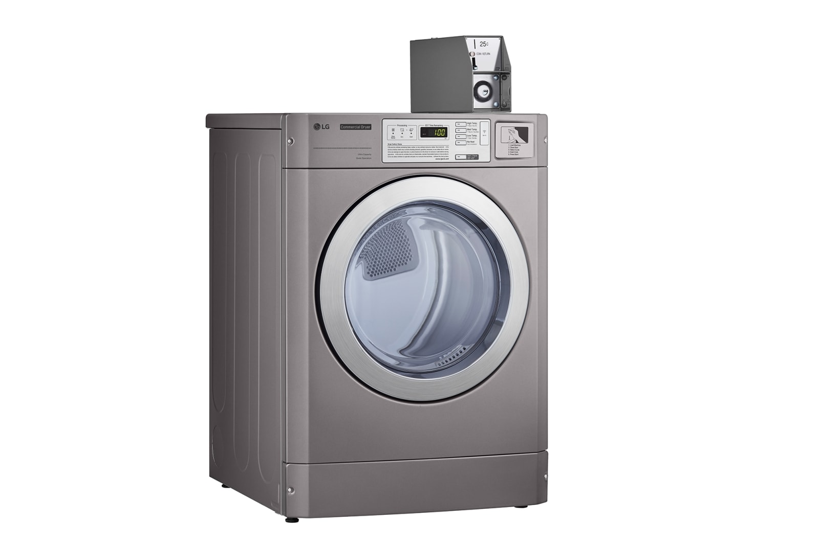 LG เครื่องอบผ้าเชิงพาณิชย์ แบบ Single GIANT C ชนิดใช้ไฟฟ้า รุ่น CDG27RSQES, CDG27RSQES